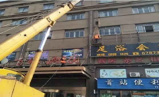 陆良安装较高的门店招牌有什么好的方法？
